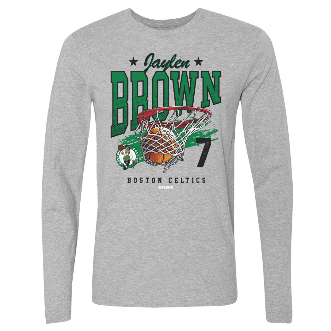 Jaylen Brown Men&#39;s Long Sleeve T-Shirt | 500 LEVEL