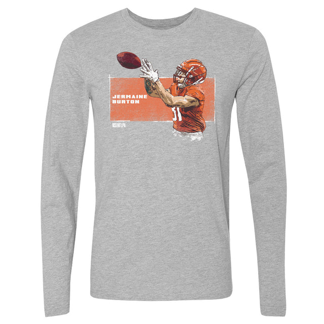Jermaine Burton Men's Long Sleeve T-Shirt | 500 LEVEL