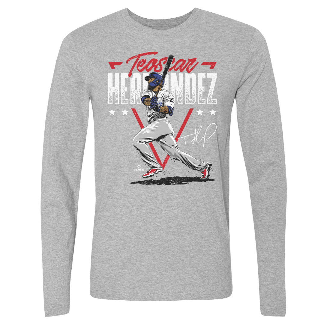 Teoscar Hernandez Men's Long Sleeve T-Shirt | 500 LEVEL