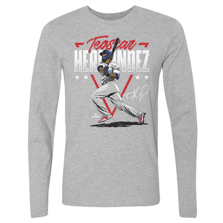 Teoscar Hernandez Men's Long Sleeve T-Shirt | 500 LEVEL