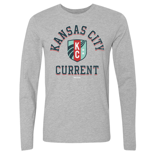 Kansas City Current Men's Long Sleeve T-Shirt | 500 LEVEL