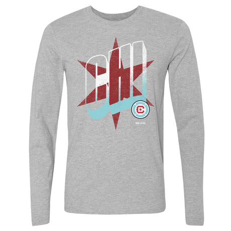 Chicago Fire FC Men's Long Sleeve T-Shirt | 500 LEVEL