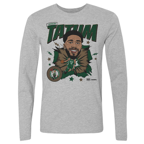 Jayson Tatum Men's Long Sleeve T-Shirt | 500 LEVEL