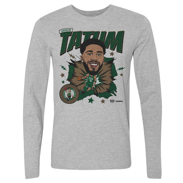 Jayson Tatum Men's Long Sleeve T-Shirt | 500 LEVEL