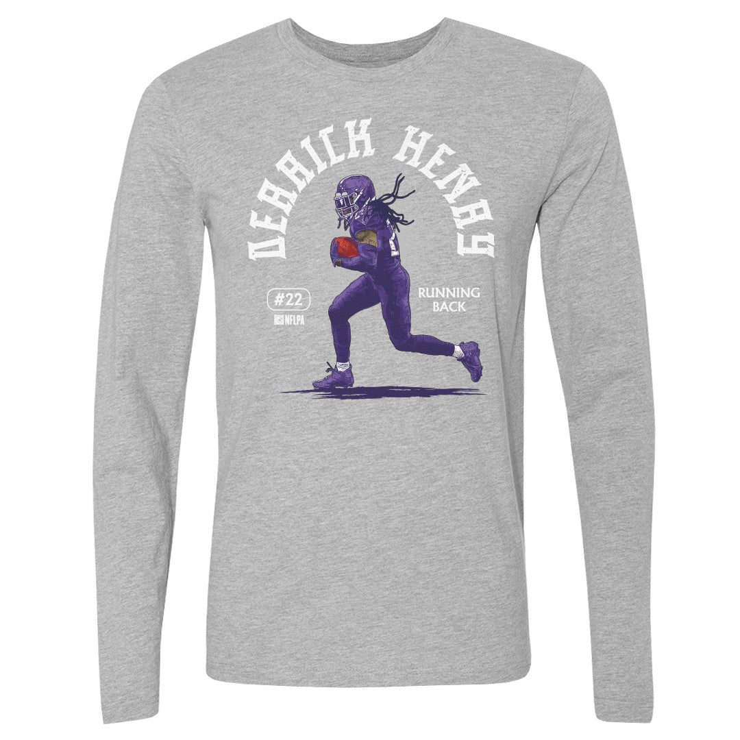Derrick Henry Men&#39;s Long Sleeve T-Shirt | 500 LEVEL