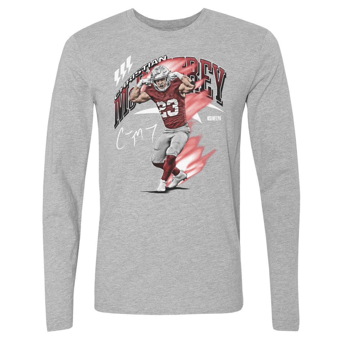 Christian McCaffrey Men's Long Sleeve T-Shirt | 500 LEVEL