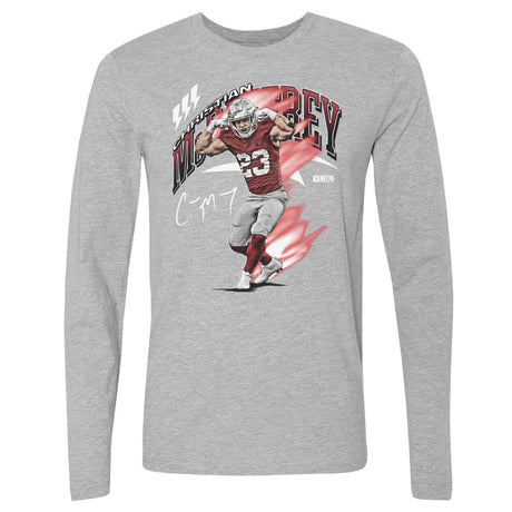 Christian McCaffrey Men's Long Sleeve T-Shirt | 500 LEVEL