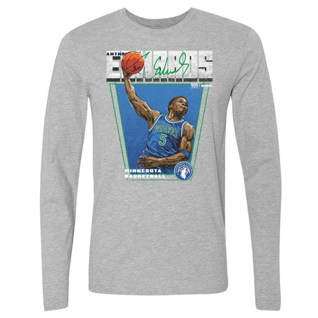 Anthony Edwards Men's Long Sleeve T-Shirt | 500 LEVEL