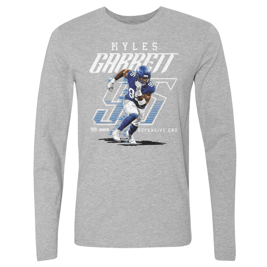 Myles Garrett Men's Long Sleeve T-Shirt | 500 LEVEL
