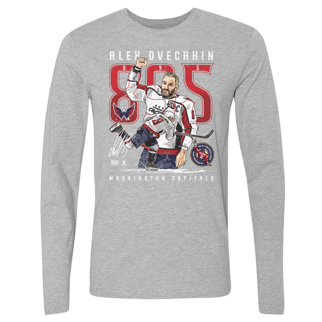 Alex Ovechkin Men's Long Sleeve T-Shirt | 500 LEVEL