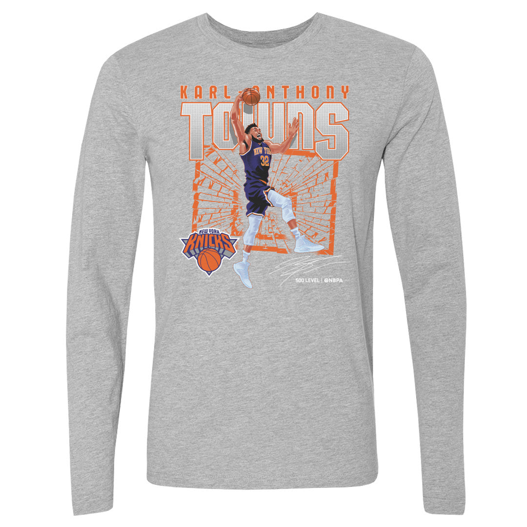 Karl-Anthony Towns Men's Long Sleeve T-Shirt | 500 LEVEL