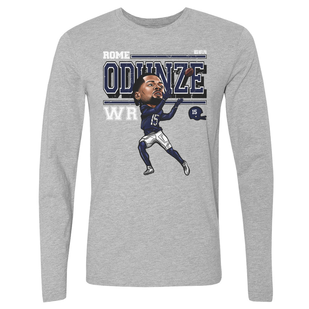 Rome Odunze Men's Long Sleeve T-Shirt | 500 LEVEL