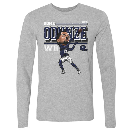 Rome Odunze Men's Long Sleeve T-Shirt | 500 LEVEL
