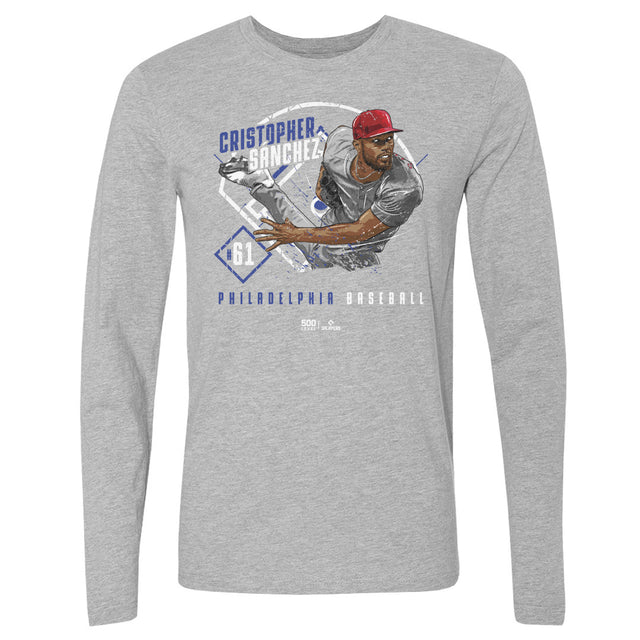 Cristopher Sanchez Men's Long Sleeve T-Shirt | 500 LEVEL
