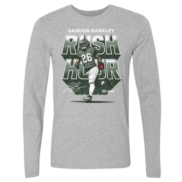 Saquon Barkley Men's Long Sleeve T-Shirt | 500 LEVEL