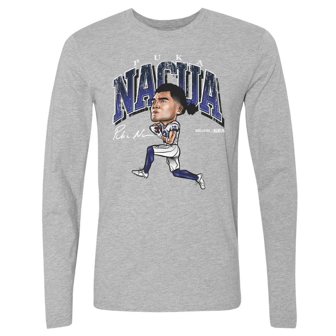 Puka Nacua Men's Long Sleeve T-Shirt | 500 LEVEL
