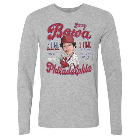 Larry Bowa Men's Long Sleeve T-Shirt | 500 LEVEL