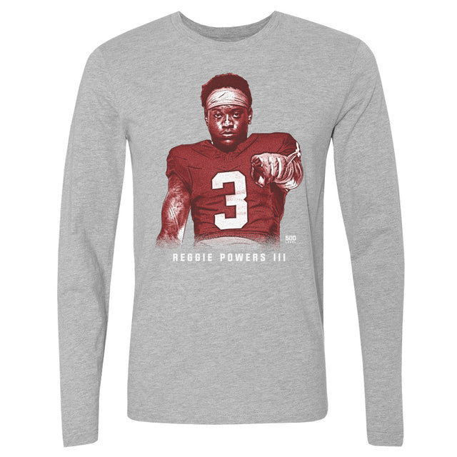 Reggie Powers III Men's Long Sleeve T-Shirt | 500 LEVEL