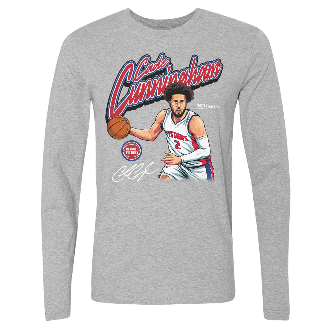 Cade Cunningham Men's Long Sleeve T-Shirt | 500 LEVEL