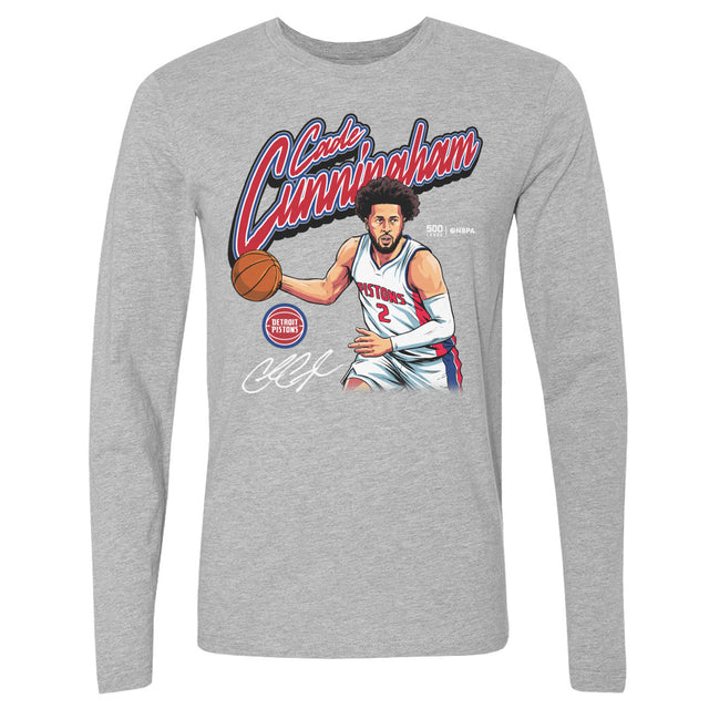 Cade Cunningham Men's Long Sleeve T-Shirt | 500 LEVEL
