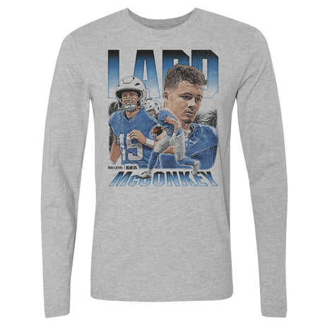 Ladd McConkey Men's Long Sleeve T-Shirt | 500 LEVEL