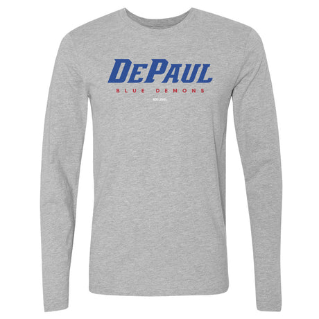 DePaul Blue Demons Men's Long Sleeve T-Shirt | 500 LEVEL