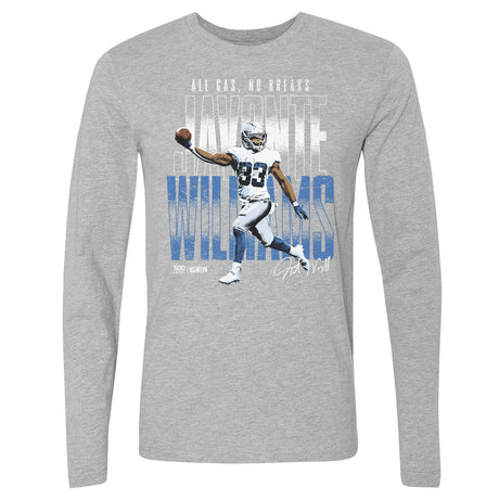 Javonte Williams Men's Long Sleeve T-Shirt | 500 LEVEL