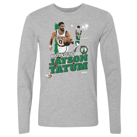 Jayson Tatum Men's Long Sleeve T-Shirt | 500 LEVEL
