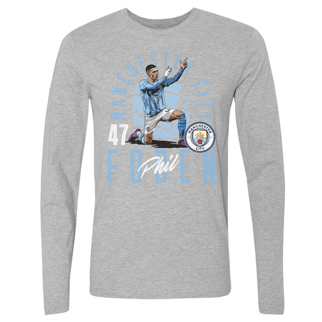 Phil Foden Men's Long Sleeve T-Shirt | 500 LEVEL