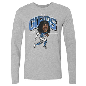 Jahmyr Gibbs Men's Long Sleeve T-Shirt | 500 LEVEL