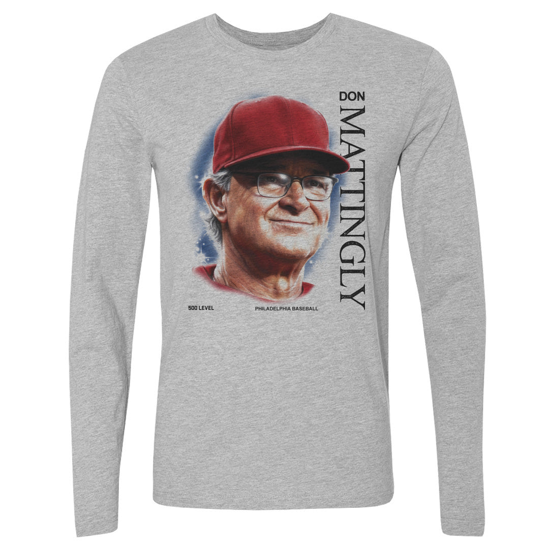 Don Mattingly Men's Long Sleeve T-Shirt | 500 LEVEL
