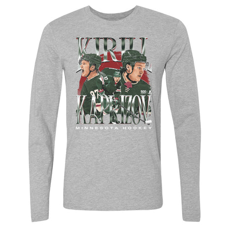 Kirill Kaprizov Men's Long Sleeve T-Shirt | 500 LEVEL