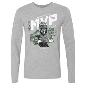 Jalen Hurts Men's Long Sleeve T-Shirt | 500 LEVEL