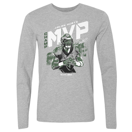 Jalen Hurts Men's Long Sleeve T-Shirt | 500 LEVEL