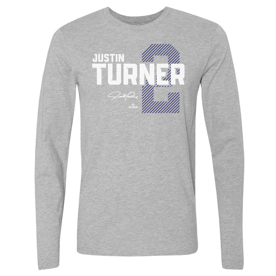 Justin Turner Men&#39;s Long Sleeve T-Shirt | 500 LEVEL