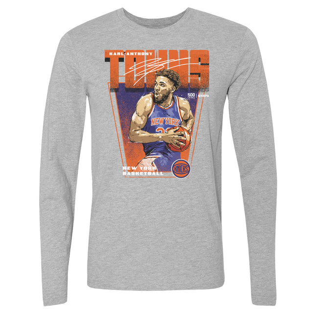 Karl-Anthony Towns Men's Long Sleeve T-Shirt | 500 LEVEL