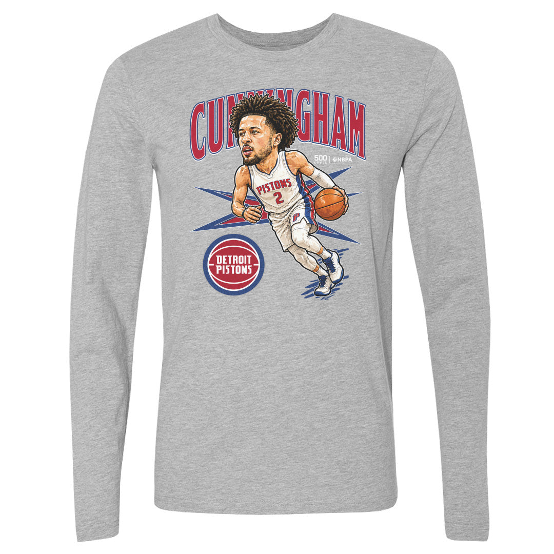 Cade Cunningham Men's Long Sleeve T-Shirt | 500 LEVEL