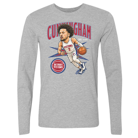 Cade Cunningham Men's Long Sleeve T-Shirt | 500 LEVEL