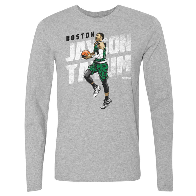 Jayson Tatum Men's Long Sleeve T-Shirt | 500 LEVEL
