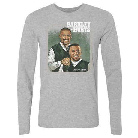 Jalen Hurts Men's Long Sleeve T-Shirt | 500 LEVEL
