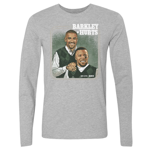 Jalen Hurts Men's Long Sleeve T-Shirt | 500 LEVEL