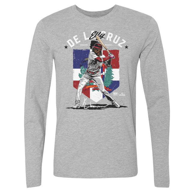 Elly De La Cruz Men's Long Sleeve T-Shirt | 500 LEVEL