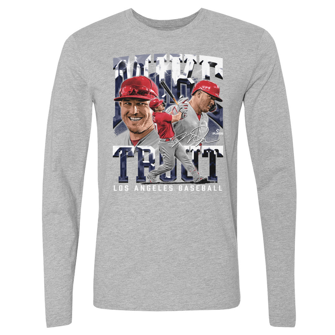Mike Trout Men's Long Sleeve T-Shirt | 500 LEVEL