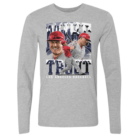 Mike Trout Men's Long Sleeve T-Shirt | 500 LEVEL