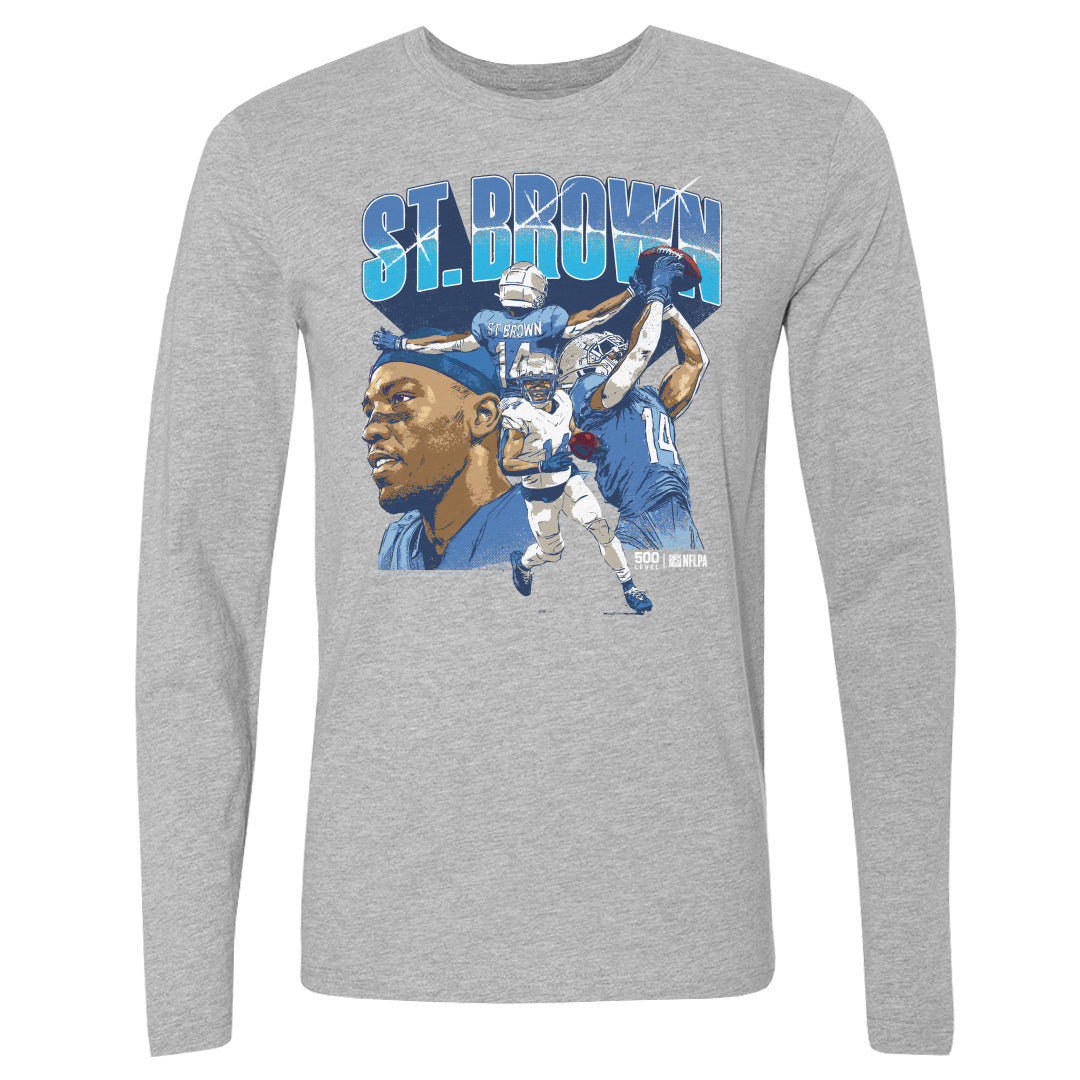 Amon-Ra St. Brown Men's Long Sleeve T-Shirt | 500 LEVEL