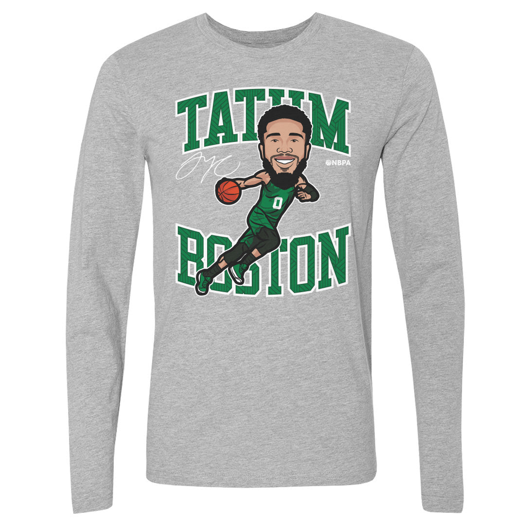 Jayson Tatum Men's Long Sleeve T-Shirt | 500 LEVEL
