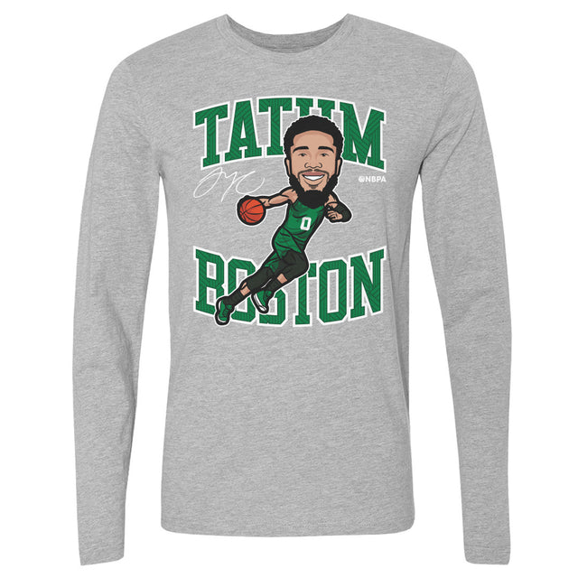 Jayson Tatum Men's Long Sleeve T-Shirt | 500 LEVEL