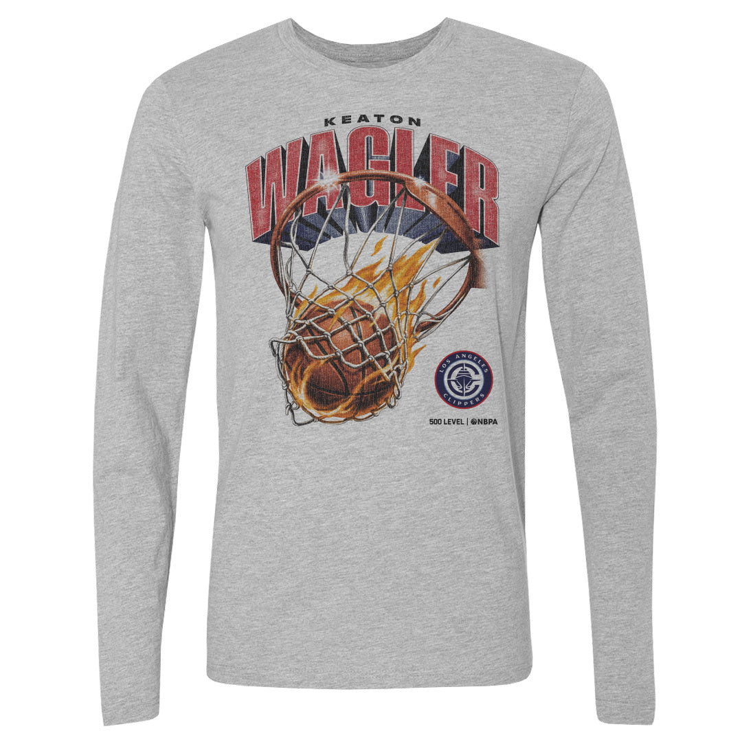 Keaton Wagler Men's Long Sleeve T-Shirt | 500 LEVEL