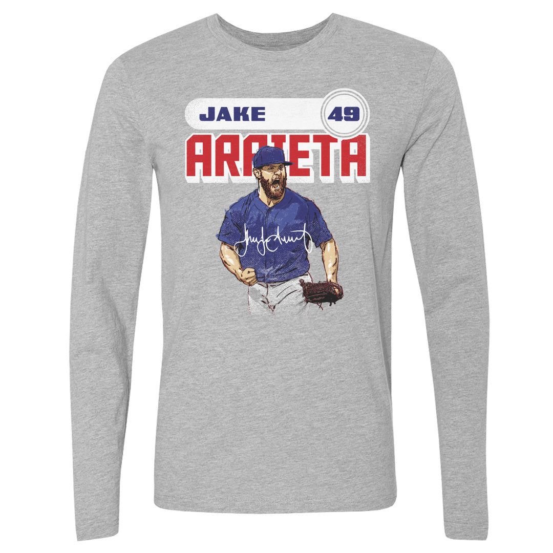 Jake Arrieta Men's Long Sleeve T-Shirt | 500 LEVEL