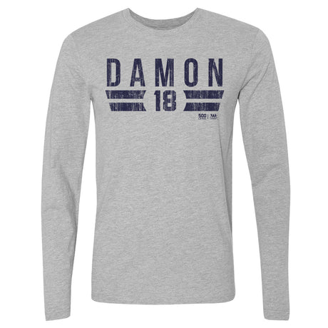 Johnny Damon Men's Long Sleeve T-Shirt | 500 LEVEL